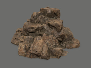 desert rock set 3D 모델