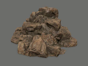 desert rock set 3D Model