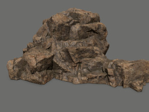 desert rock set 3D 모델