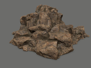 desert rock set 3D 모델