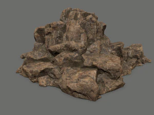desert rock set 3D Model