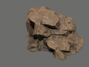desert rock set 3D Model