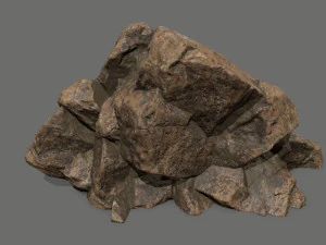 desert rock set 3D Model