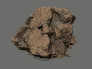 desert rock set 3D Model