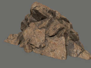 desert rock set 3D 모델
