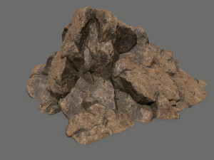 desert rock set 3D 모델