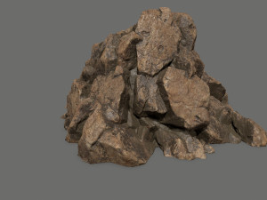 desert rock set 3D 모델