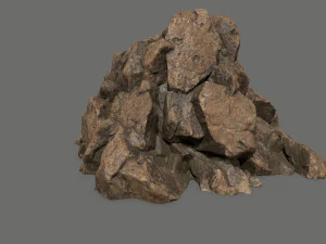 desert rock set 3D Model
