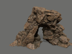 desert rock set 3D 모델