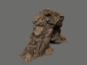 desert rock set 3D 모델