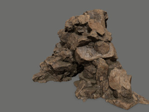 desert rock set 3D 모델