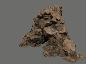 desert rock set 3D Model