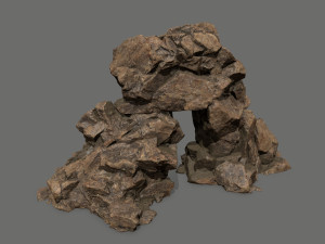 desert rock set 3D 모델