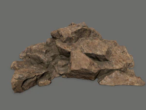 desert rock set 3D Model