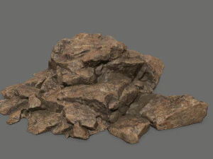 desert rock set 3D Model