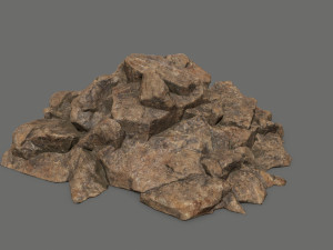 desert rock set 3D 모델