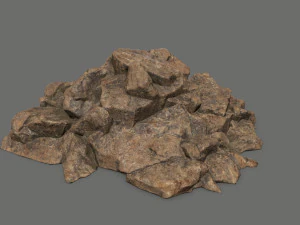 desert rock set 3D Model