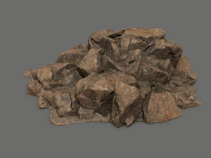 desert rock set 3D Model