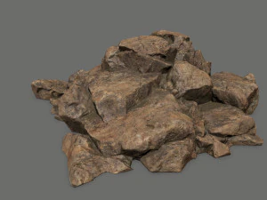 desert rock set 3D Model
