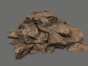 desert rock set 3D Model