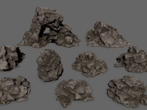rocks 3D Model