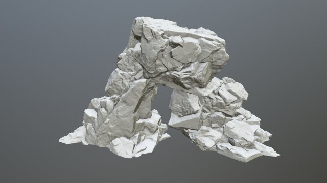 Rocks 3D 프린트 모델 .c4d .max .obj .3ds .fbx .stl .blend 