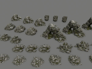 rocks 3D मॉडल