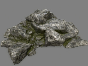 rocks 3D मॉडल