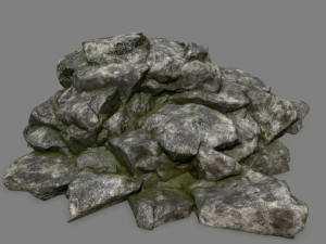 rocks 3D मॉडल