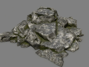 rocks 3D मॉडल