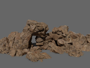 desert rock set 3D Model