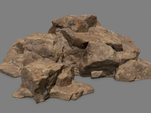 desert rock set 3D Model