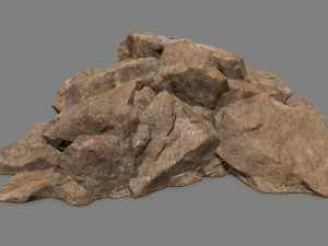 desert rock set 3D Model