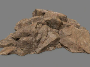 desert rock set 3D Model