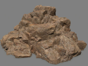 desert rock set 3D Model