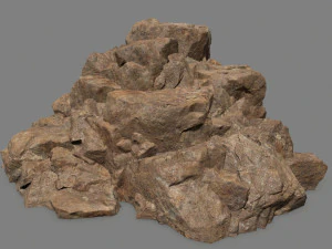 desert rock set 3D Model