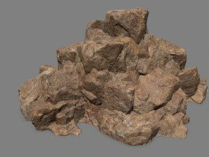 desert rock set 3D Model