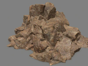 desert rock set 3D Model