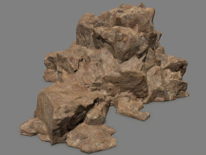 desert rock set 3D Model