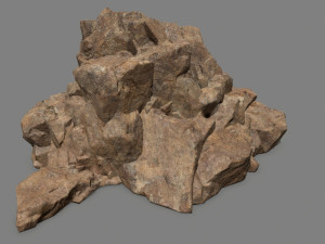 desert rock set 3D Model