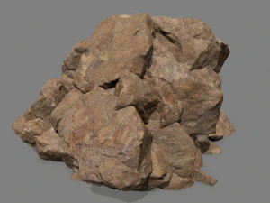 desert rock set 3D Model
