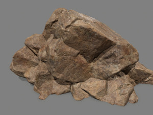 desert rock set 3D Model