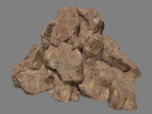 desert rock set 3D Model