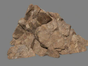 desert rock set 3D Model