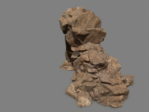 desert rock set 3D Model