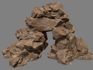 desert rock set 3D Model