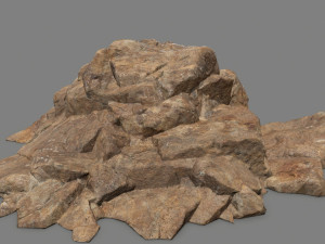 desert rock set 3D Model