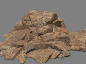 desert rock set 3D Model