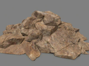 desert rock set 3D Model