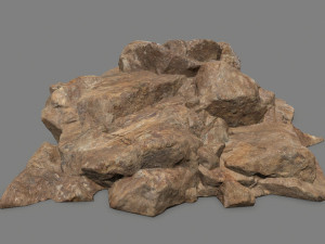 desert rock set 3D Model
